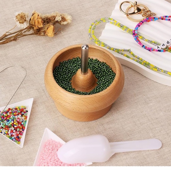Bead Spinner for Jewelry Making Beading Beading Tools Bowl Bracelets Necklaces - Picture 6 of 12